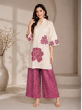 Classic Floral Cotton Suit